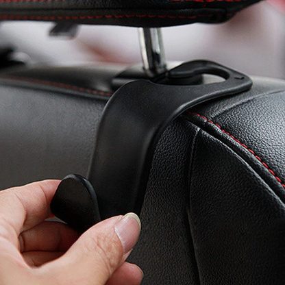 Car Seat Headrest Hook: Streamlined Storage for Bags & Clothes - Image 3