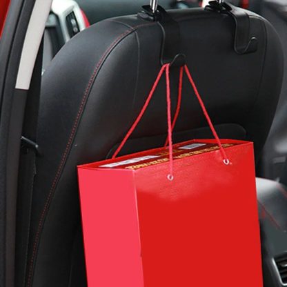 Car Seat Headrest Hook: Streamlined Storage for Bags & Clothes - Image 4