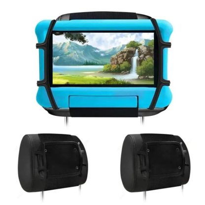 Flexible Silicone Car Headrest Tablet Holder - Perfect for 7-10.9 Inch Tablets, Ideal for Kids' Back Seat Entertainment - Image 4