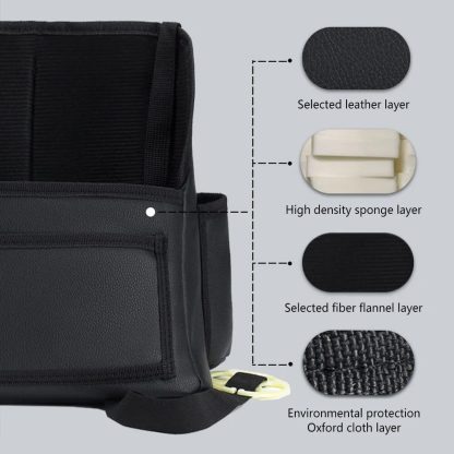 Deluxe Leather Car Seat Organizer - Image 4