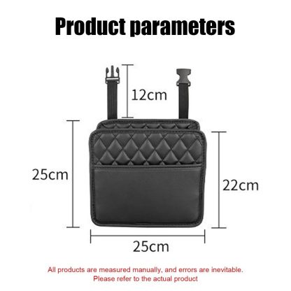 Waterproof Leather Car Backseat Organizer with Phone Pocket - Image 7