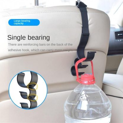 Universal Adjustable Car Seat Storage Hooks - Heavy Duty Organizer Hangers - Image 5