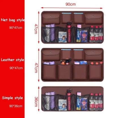 Luxury PU Leather Car Trunk Organizer - Image 5