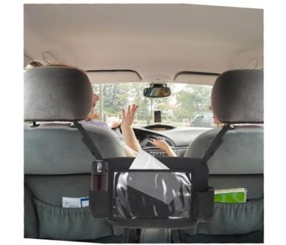 Luxury Car Back Seat Organizer with Tablet Holder - Image 3