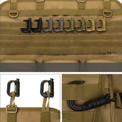 Multifunctional Camo Car Seat Back Organizer - Tactical Storage Bag with MOLLE System - Image 5