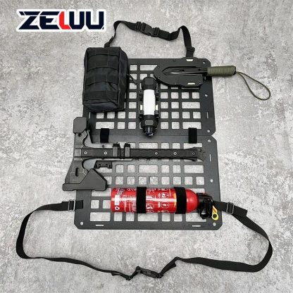 Vehicle Tactical Seat Organizer - Foldable MOLLE Panel Car Storage - Image 7