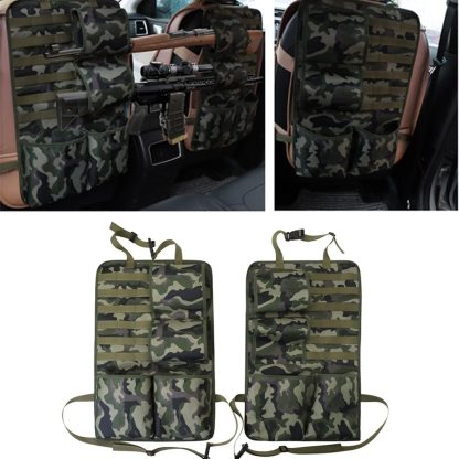 Military-Grade Camo Car Seat Organizer with Waterproof Design - Image 7