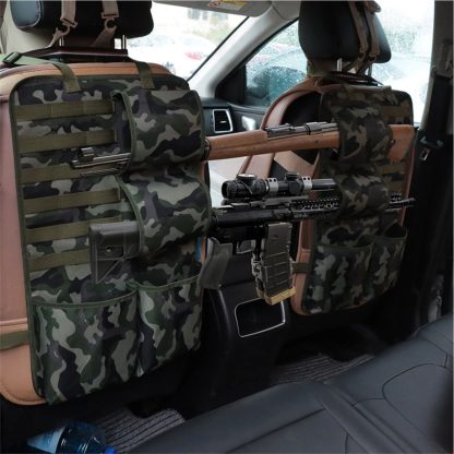 Military-Grade Camo Car Seat Organizer with Waterproof Design - Image 4