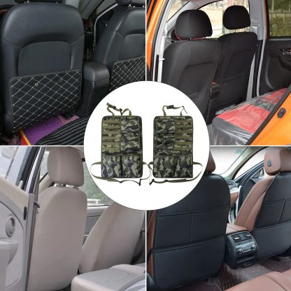 Camo Car Seat Back Organizer with Multi-Pockets for SUVs and Trucks - Image 6