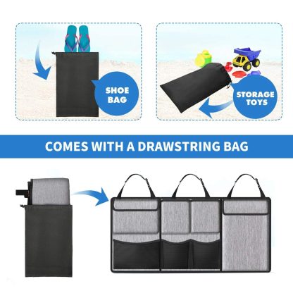 Universal Car Trunk & Backseat Organizer - Large Capacity Storage Bag - Image 5