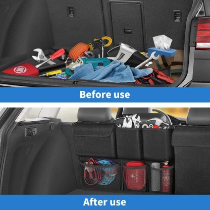 Universal Car Trunk & Backseat Organizer - Large Capacity Storage Bag - Image 7