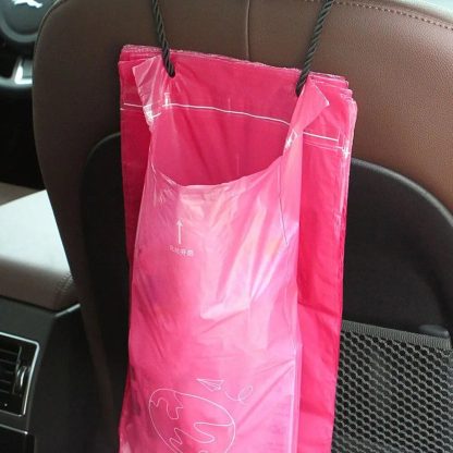 Multi-Use Disposable Auto Trash Bags - 50pcs Adhesive Car Garbage Bin Organizers - Image 3