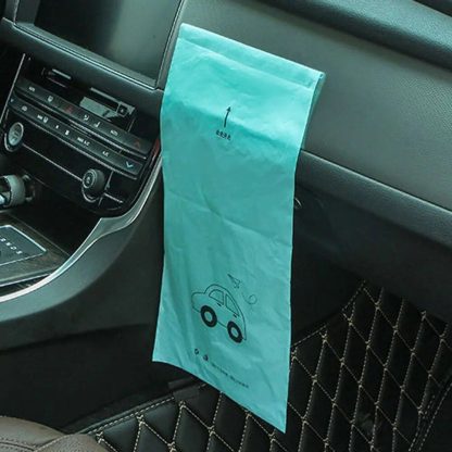 Multi-Use Disposable Auto Trash Bags - 50pcs Adhesive Car Garbage Bin Organizers - Image 5