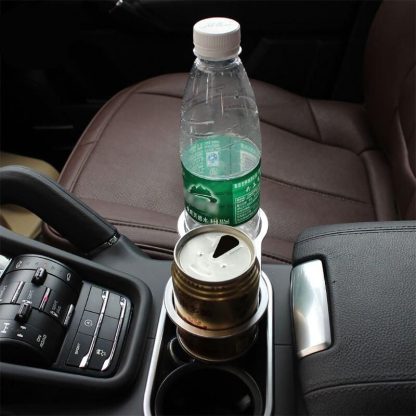 Universal Double-Slot Car Cup Holder