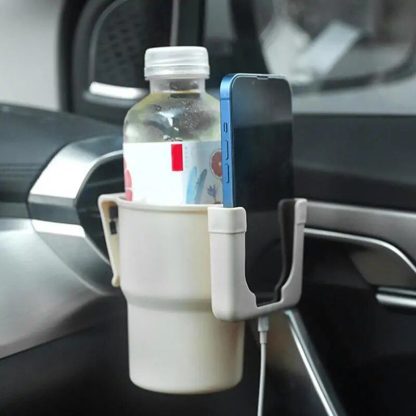 2-in-1 Multifunctional Car Cup Phone Holder & Beverage Expander - Image 3