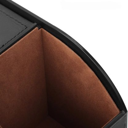 Leather Multi-Use Car Storage Box with Tissue Holder & Phone Stand - Image 4