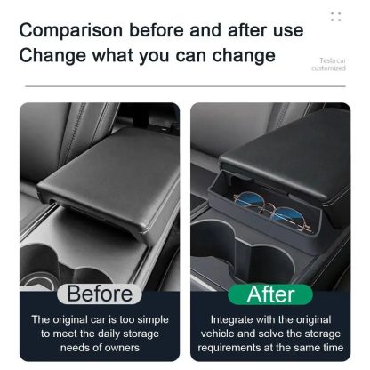 Center Console Storage Organizer for Tesla Model 3 & Model Y - Image 6