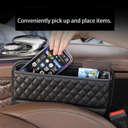 Universal Car Seat Gap Organizer – Storage Pocket Box for Vehicle Side Seats - Image 5