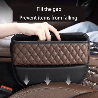 Universal Car Seat Gap Organizer – Storage Pocket Box for Vehicle Side Seats - Image 4