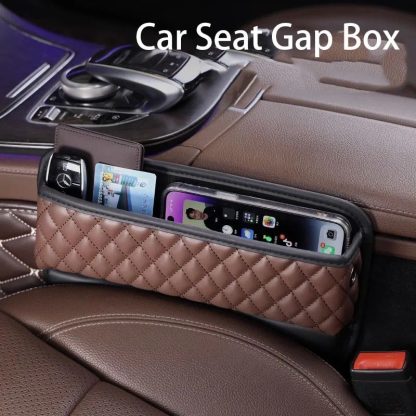 Universal Car Seat Gap Organizer – Storage Pocket Box for Vehicle Side Seats - Image 2