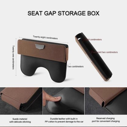 Luxe Car Seat Gap Filler & Organizer - Image 4