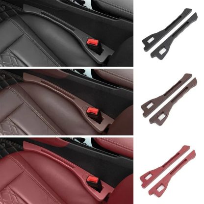 Universal Car Seat Gap Filler with Phone Holder - 2PCS, Premium PU Leather - Image 5