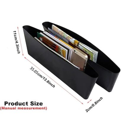 Car Seat Gap Filler Organizer with Cup Holder - Multi-Compartment Storage Solution - Image 7