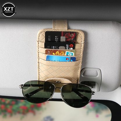 Compact Sun Visor Car Organizer for Essential Accessories - Image 2