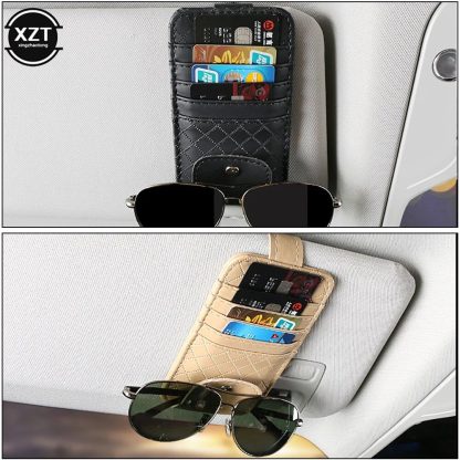 Compact Sun Visor Car Organizer for Essential Accessories - Image 3