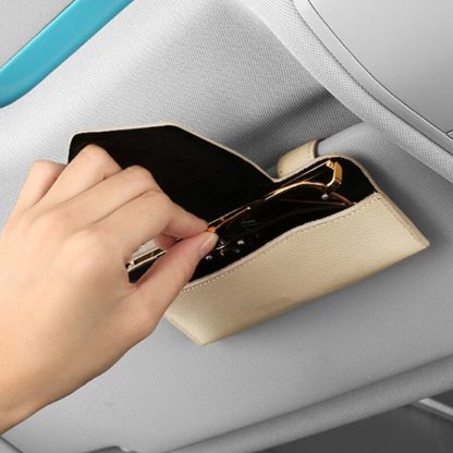 Universal Car Sun Visor Glasses and Accessories Holder - Image 3