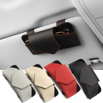 Universal Car Sun Visor Glasses and Accessories Holder - Image 2