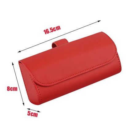 Luxury Car Sun Visor Organizer with Sunglasses Clip & Ticket Holder - Image 6