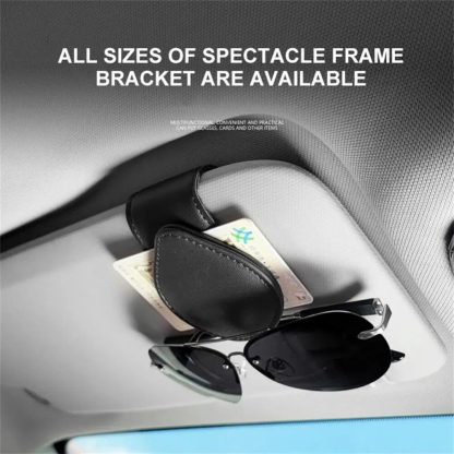 Universal Car Sun Visor Glasses & Document Holder - Image 5