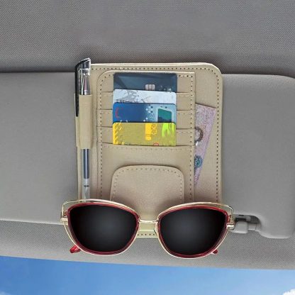 Deluxe Car Sun Visor Multi-Pocket Organizer - Image 3