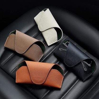 Multi-Function Car Sun Visor Glasses Storage Case - Image 2