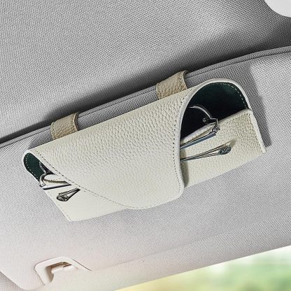 Multi-Function Car Sun Visor Glasses Storage Case - Image 3