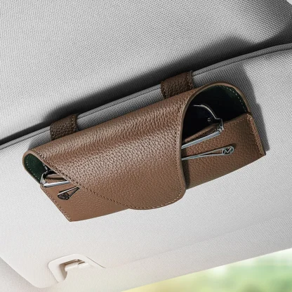 Multi-Function Car Sun Visor Glasses Storage Case - Image 4