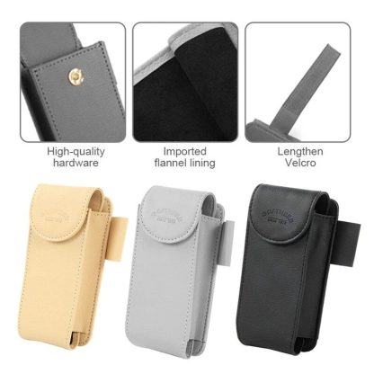 Leather Sun Visor Glasses and Card Organizer for Cars - Image 5