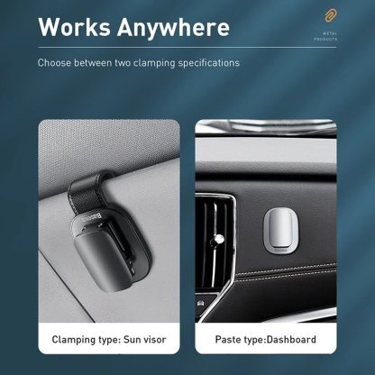 Universal Car Sun Visor Clip for Sunglasses and Cards - Image 5