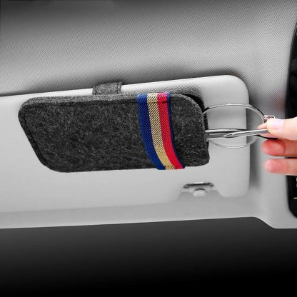 Universal Car Visor Sunglasses Holder - Image 7