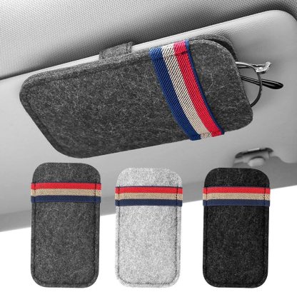 Universal Car Visor Sunglasses Holder - Image 6