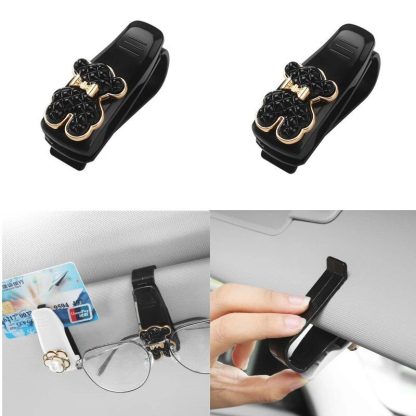 Universal Car Visor Glasses Holder - Image 3