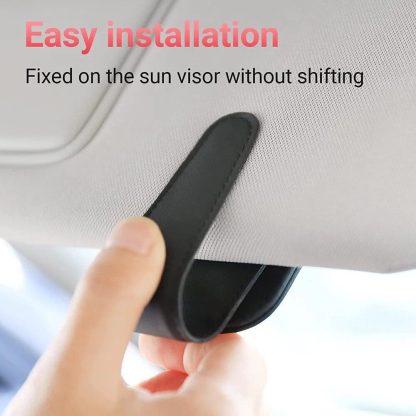 Universal Cartoon Car Visor Sunglasses Case & Clip - Image 6