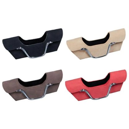 Compact Leather Car Sunglass & Card Holder - Image 6