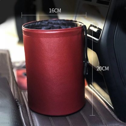 Waterproof Foldable Car Trash Can with Dual-Layer Design - Image 3