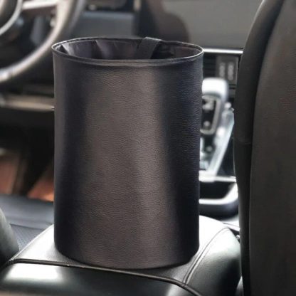 Waterproof Foldable Car Trash Can with Dual-Layer Design - Image 2