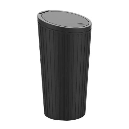 Compact Car Trash Can with Click-Open Cover - Image 5