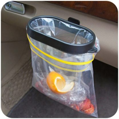 Compact Car Trash Can with Garbage Bag Bayonet - Image 5