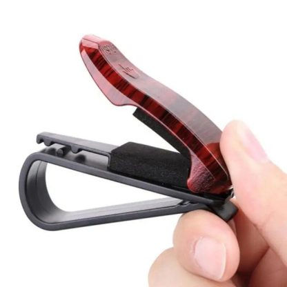 Compact Multifunctional Car Visor Glasses Holder - Image 3