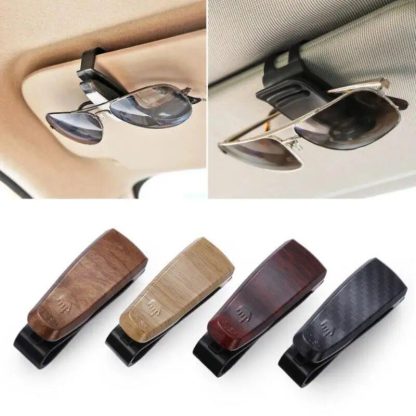 Compact Multifunctional Car Visor Glasses Holder - Image 2